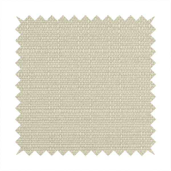 Potosi Weave Textured Chenille Cream Colour Upholstery Fabric CTR-1967