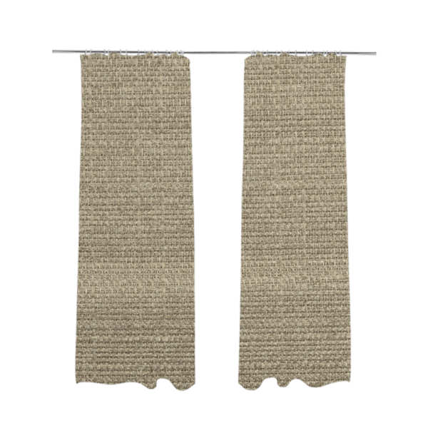 Potosi Weave Textured Chenille Beige Colour Upholstery Fabric CTR-1968 - Made To Measure Curtains