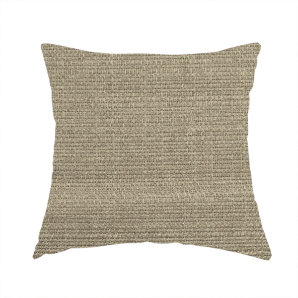 Potosi Weave Textured Chenille Beige Colour Upholstery Fabric CTR-1968 - Handmade Cushions