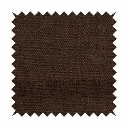 Potosi Weave Textured Chenille Chocolate Brown Colour Upholstery Fabric CTR-1970 - Made To Measure Curtains