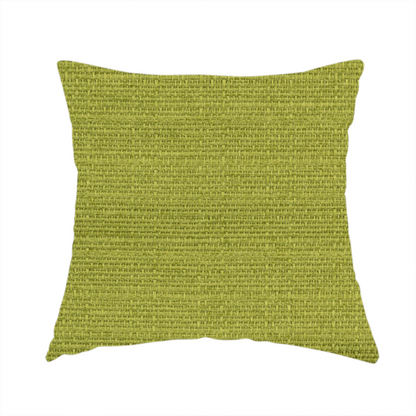Potosi Weave Textured Chenille Green Colour Upholstery Fabric CTR-1971 - Handmade Cushions