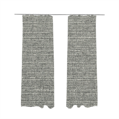 Potosi Weave Textured Chenille Grey Colour Upholstery Fabric CTR-1973 - Made To Measure Curtains