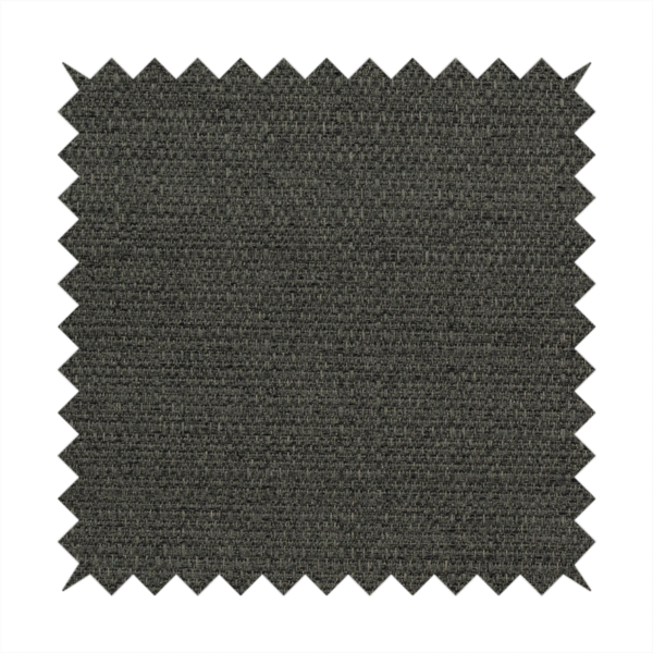 Potosi Weave Textured Chenille Black Colour Upholstery Fabric CTR-1974 - Roman Blinds