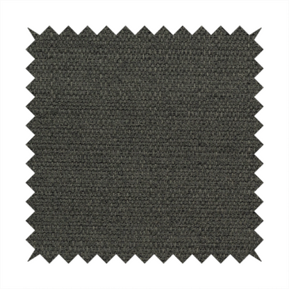 Potosi Weave Textured Chenille Black Colour Upholstery Fabric CTR-1974 - Roman Blinds