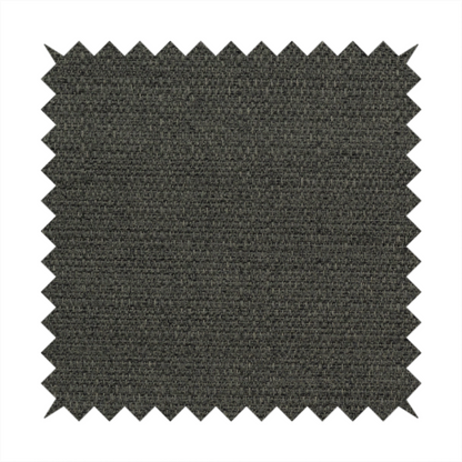 Potosi Weave Textured Chenille Black Colour Upholstery Fabric CTR-1974