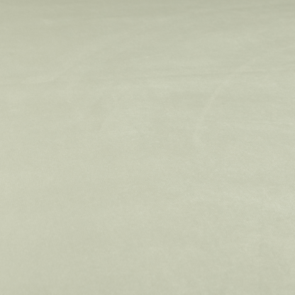 Muscat Plain Velvet Material White Colour Upholstery Fabric CTR-1978 - Roman Blinds