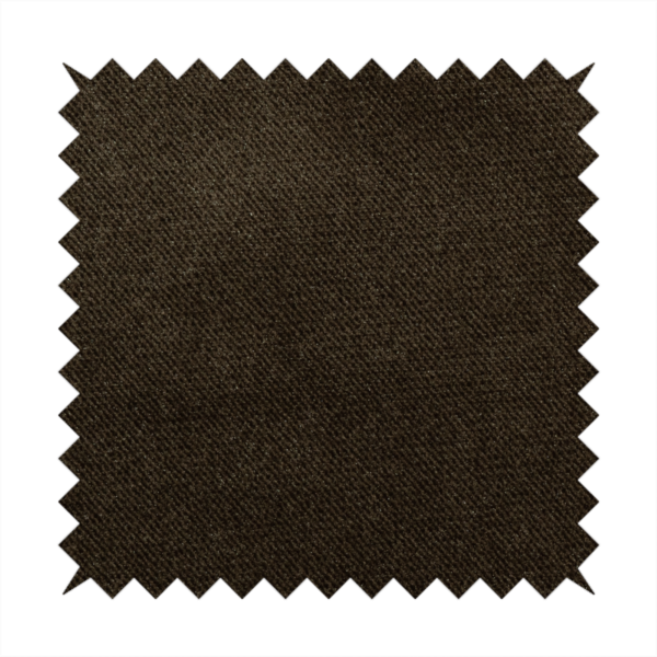 Muscat Plain Velvet Material Mocha Brown Colour Upholstery Fabric CTR-1984 - Roman Blinds