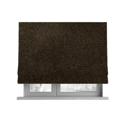 Muscat Plain Velvet Material Mocha Brown Colour Upholstery Fabric CTR-1984 - Roman Blinds