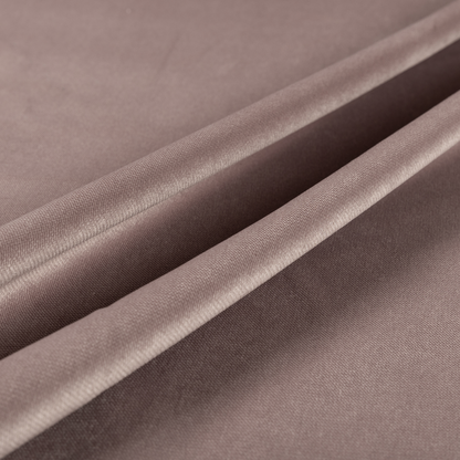 Muscat Plain Velvet Material Soft Pink Colour Upholstery Fabric CTR-1986 - Roman Blinds