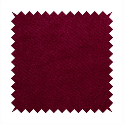 Muscat Plain Velvet Material Ruby Red Colour Upholstery Fabric CTR-1989 - Made To Measure Curtains