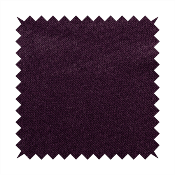 Muscat Plain Velvet Material Purple Colour Upholstery Fabric CTR-1990