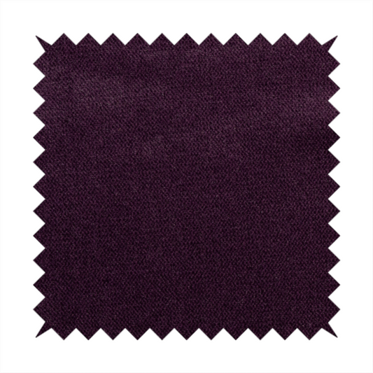 Muscat Plain Velvet Material Purple Colour Upholstery Fabric CTR-1990