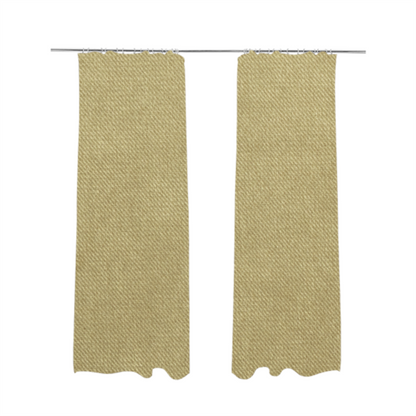 Muscat Plain Velvet Material Sand Yellow Colour Upholstery Fabric CTR-1992 - Made To Measure Curtains