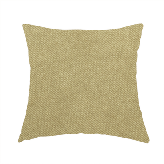 Muscat Plain Velvet Material Sand Yellow Colour Upholstery Fabric CTR-1992 - Handmade Cushions