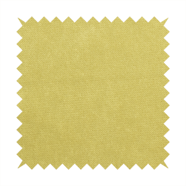 Muscat Plain Velvet Material Sunflower Yellow Colour Upholstery Fabric CTR-1993 - Roman Blinds