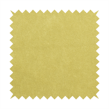 Muscat Plain Velvet Material Sunflower Yellow Colour Upholstery Fabric CTR-1993 - Roman Blinds