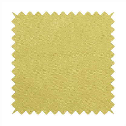 Muscat Plain Velvet Material Sunflower Yellow Colour Upholstery Fabric CTR-1993