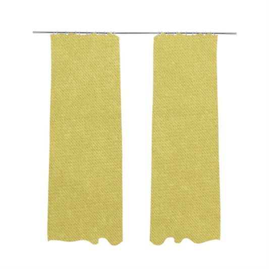 Muscat Plain Velvet Material Sunflower Yellow Colour Upholstery Fabric CTR-1993 - Made To Measure Curtains