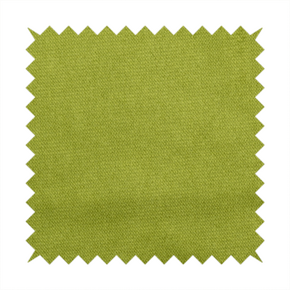 Muscat Plain Velvet Material Lime Green Colour Upholstery Fabric CTR-1995 - Roman Blinds