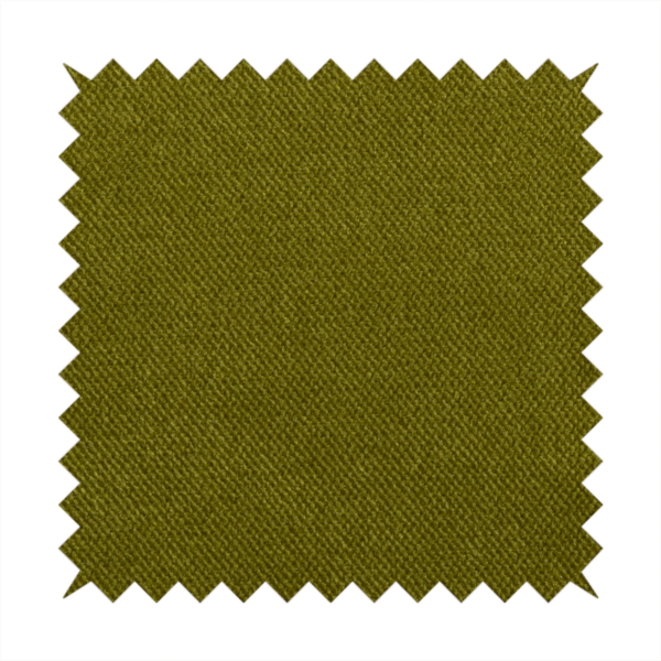 Muscat Plain Velvet Material Grass Green Colour Upholstery Fabric CTR-1996 - Roman Blinds