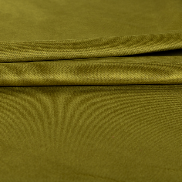 Muscat Plain Velvet Material Grass Green Colour Upholstery Fabric CTR-1996 - Roman Blinds