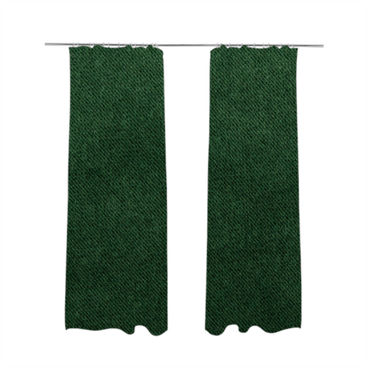 Muscat Plain Velvet Material Forest Green Colour Upholstery Fabric CTR-1997 - Made To Measure Curtains