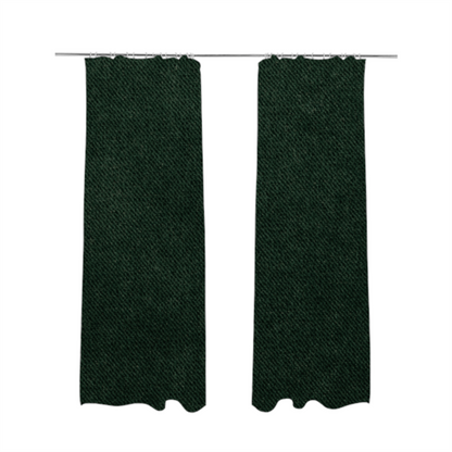 Muscat Plain Velvet Material Pine Green Colour Upholstery Fabric CTR-1998 - Made To Measure Curtains