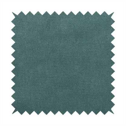 Muscat Plain Velvet Material Teal Blue Colour Upholstery Fabric CTR-2000 - Roman Blinds