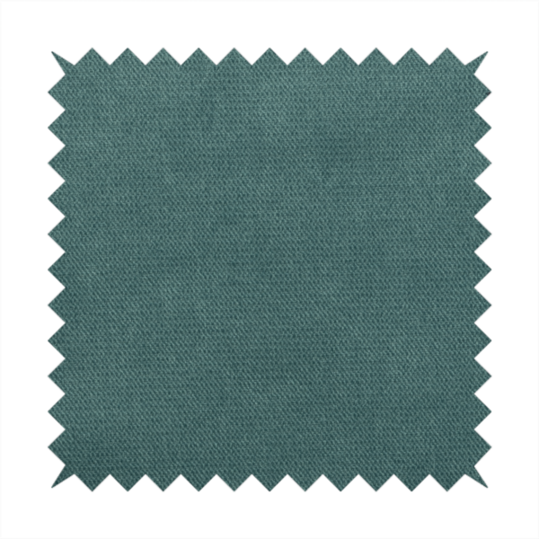 Muscat Plain Velvet Material Teal Blue Colour Upholstery Fabric CTR-2000 - Handmade Cushions