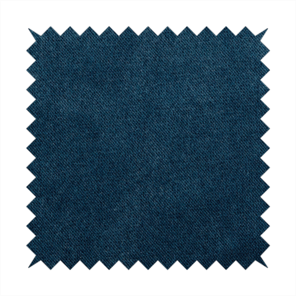 Muscat Plain Velvet Material Navy Blue Colour Upholstery Fabric CTR-2006 - Roman Blinds