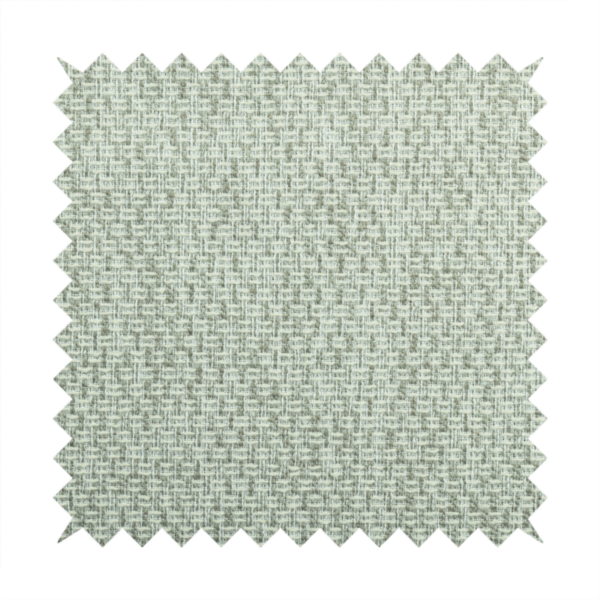 Bari Weave Textured White Colour Upholstery Fabric CTR-2023 - Handmade Cushions