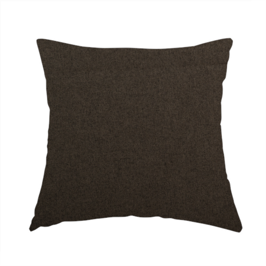Halsham Soft Textured Brown Colour Upholstery Fabric CTR-2029 - Handmade Cushions