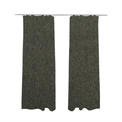 Halsham Soft Textured Grey Colour Upholstery Fabric CTR-2032 - Made To Measure Curtains