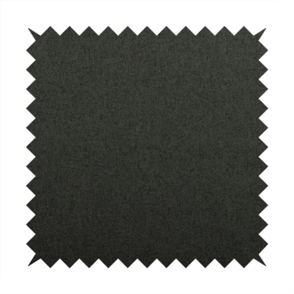 Halsham Soft Textured Black Colour Upholstery Fabric CTR-2033