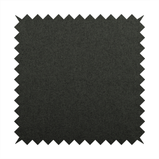 Halsham Soft Textured Black Colour Upholstery Fabric CTR-2033