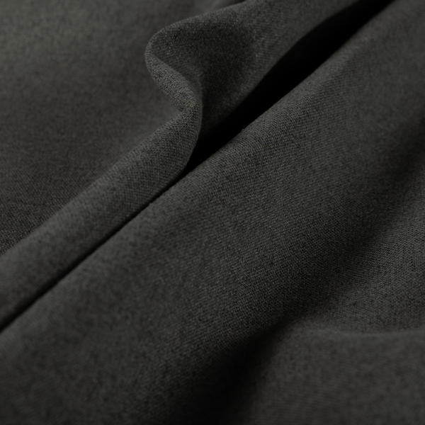 Halsham Soft Textured Black Colour Upholstery Fabric CTR-2033 - Handmade Cushions