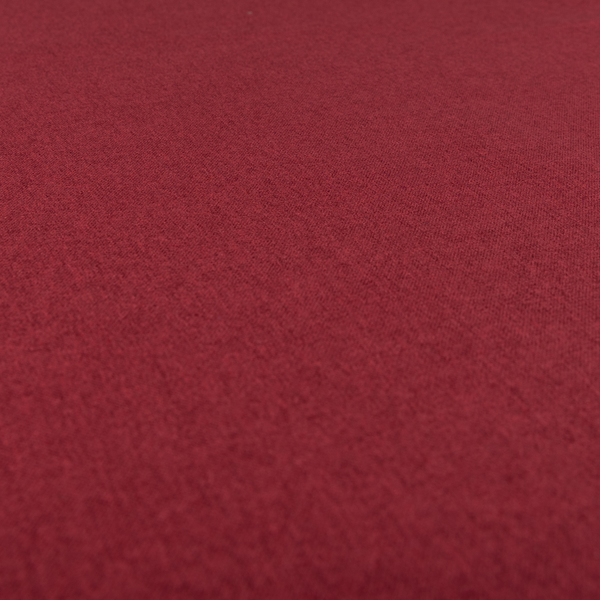 Halsham Soft Textured Red Colour Upholstery Fabric CTR-2034