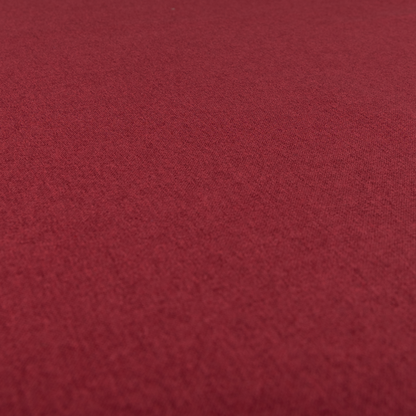 Halsham Soft Textured Red Colour Upholstery Fabric CTR-2034