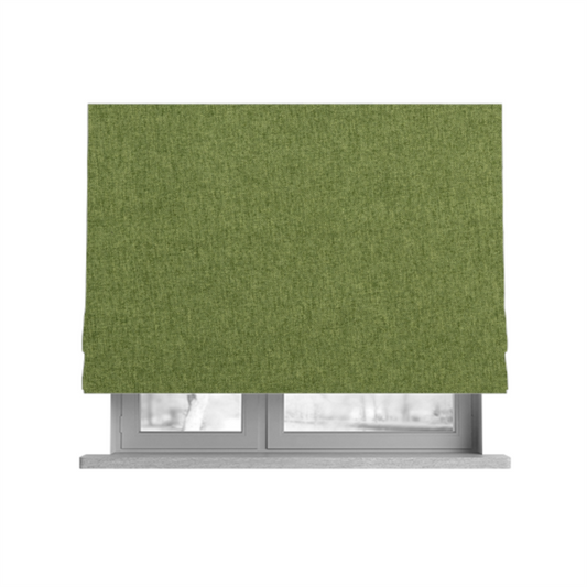 Halsham Soft Textured Green Colour Upholstery Fabric CTR-2038 - Roman Blinds