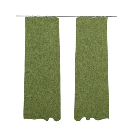 Halsham Soft Textured Green Colour Upholstery Fabric CTR-2038 - Made To Measure Curtains