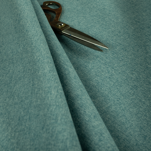 Halsham Soft Textured Sky Blue Colour Upholstery Fabric CTR-2039 - Roman Blinds