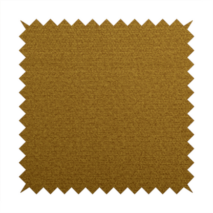 Tanzania Soft Velour Textured Material Golden Yellow Colour Upholstery Fabric CTR-2063 - Roman Blinds