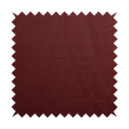 Tanzania Soft Velour Textured Material Red Colour Upholstery Fabric CTR-2064 - Roman Blinds