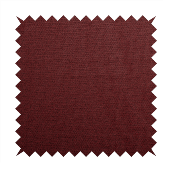 Tanzania Soft Velour Textured Material Red Colour Upholstery Fabric CTR-2064