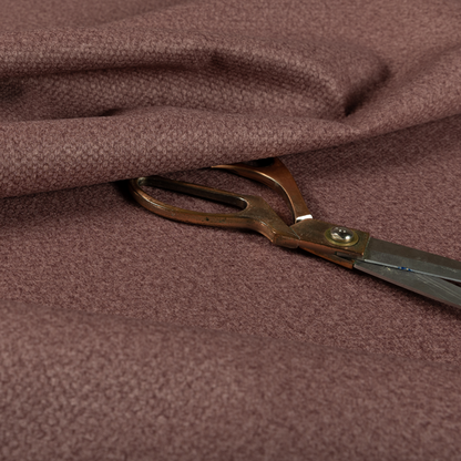 Tanzania Soft Velour Textured Material Pink Colour Upholstery Fabric CTR-2065 - Roman Blinds