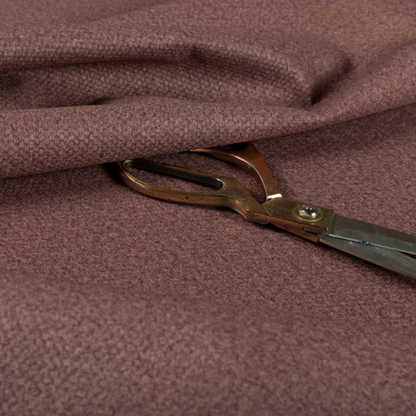 Tanzania Soft Velour Textured Material Pink Colour Upholstery Fabric CTR-2065 - Handmade Cushions