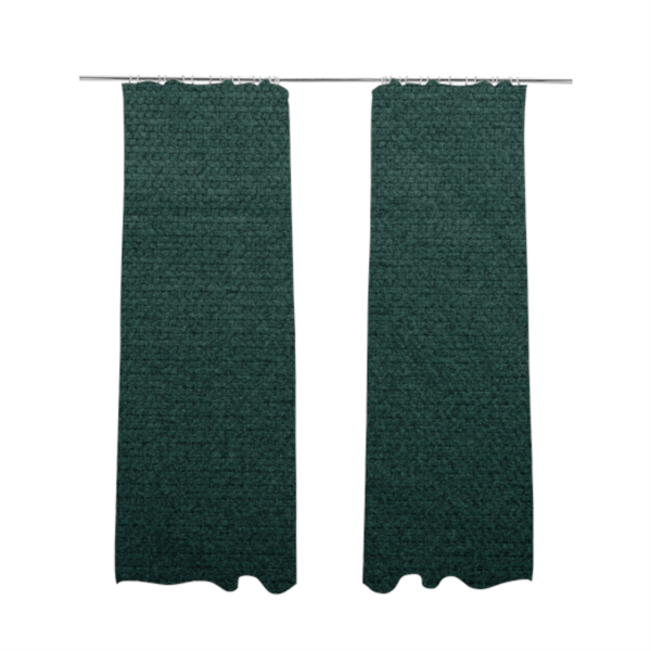 Tanzania Soft Velour Textured Material Green Colour Upholstery Fabric CTR-2067 - Made To Measure Curtains