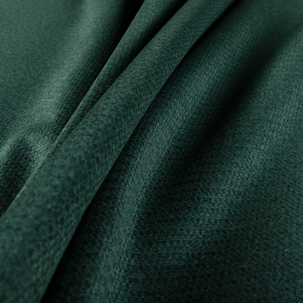 Tanzania Soft Velour Textured Material Green Colour Upholstery Fabric CTR-2067 - Roman Blinds