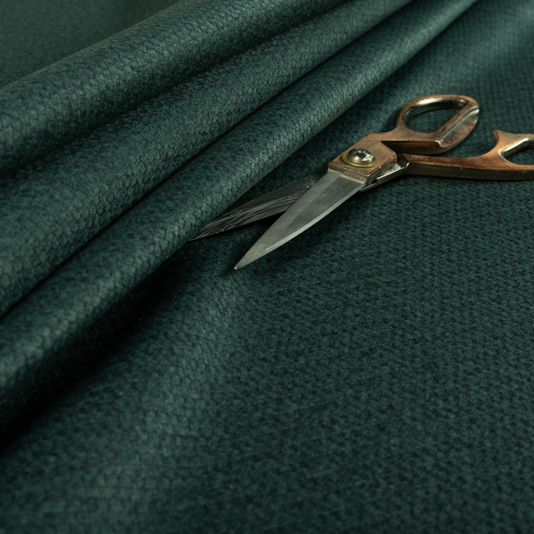 Tanzania Soft Velour Textured Material Green Colour Upholstery Fabric CTR-2067 - Made To Measure Curtains