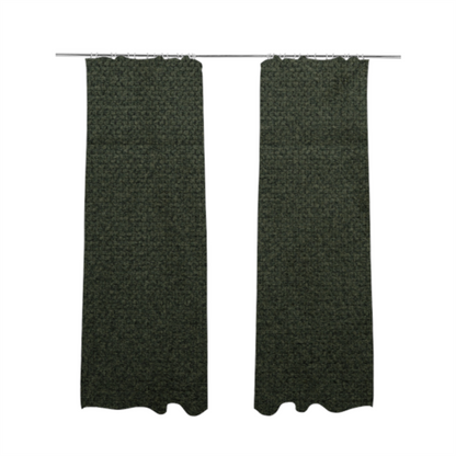 Tanzania Soft Velour Textured Material Moss Green Colour Upholstery Fabric CTR-2068 - Made To Measure Curtains